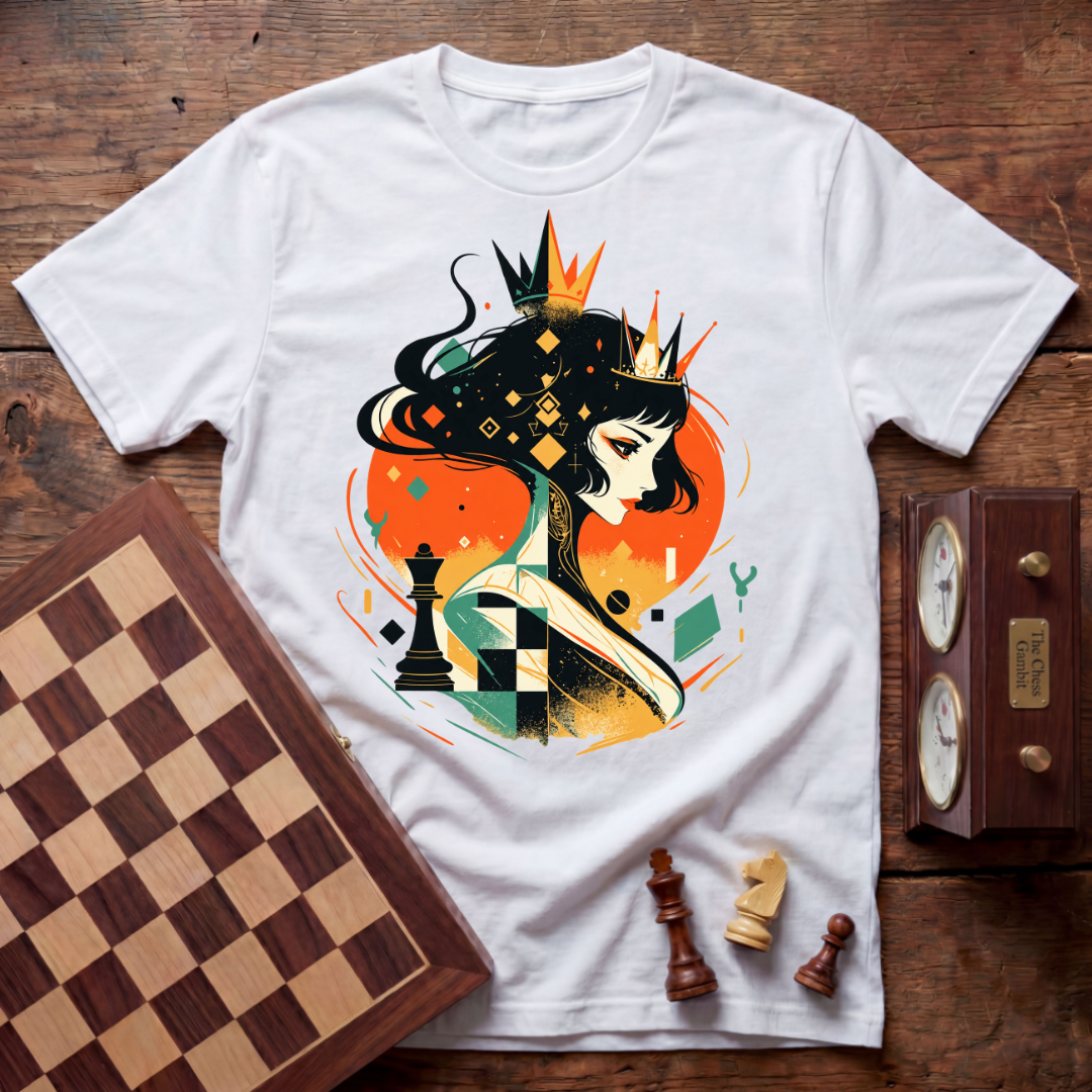 Cyber Queen Of Chess T-shirt